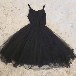 Girl's black tutu dress. 18/24 mos